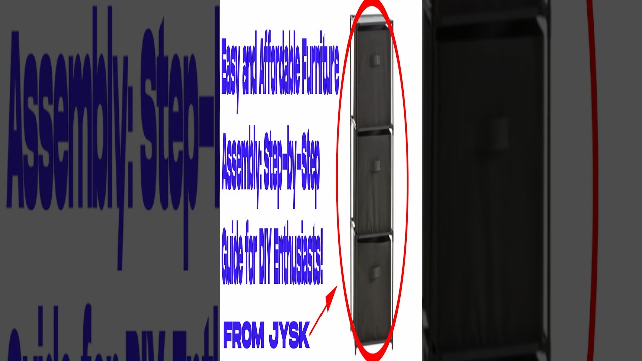 Easy and Affordable Furniture Assembly: Step-by-Step Guide for DIY