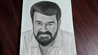 Mohanlal drawing | Mohanlal drawing easy | Mohanlal pencil drawing | Sketch 4 art