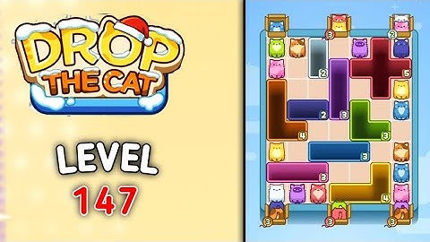 Drop the cat level 147 walkthrough solution gameplay