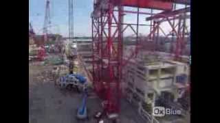 Preparing to launch the SR 99 tunneling machine beneath Seattle
