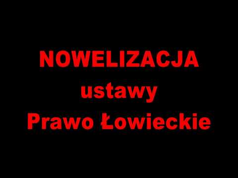 USTAWA Prawo Łowieckie