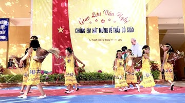 Múa: Niềm vui của em. Lớp 4B Trường Tiểu học Lý Trạch.