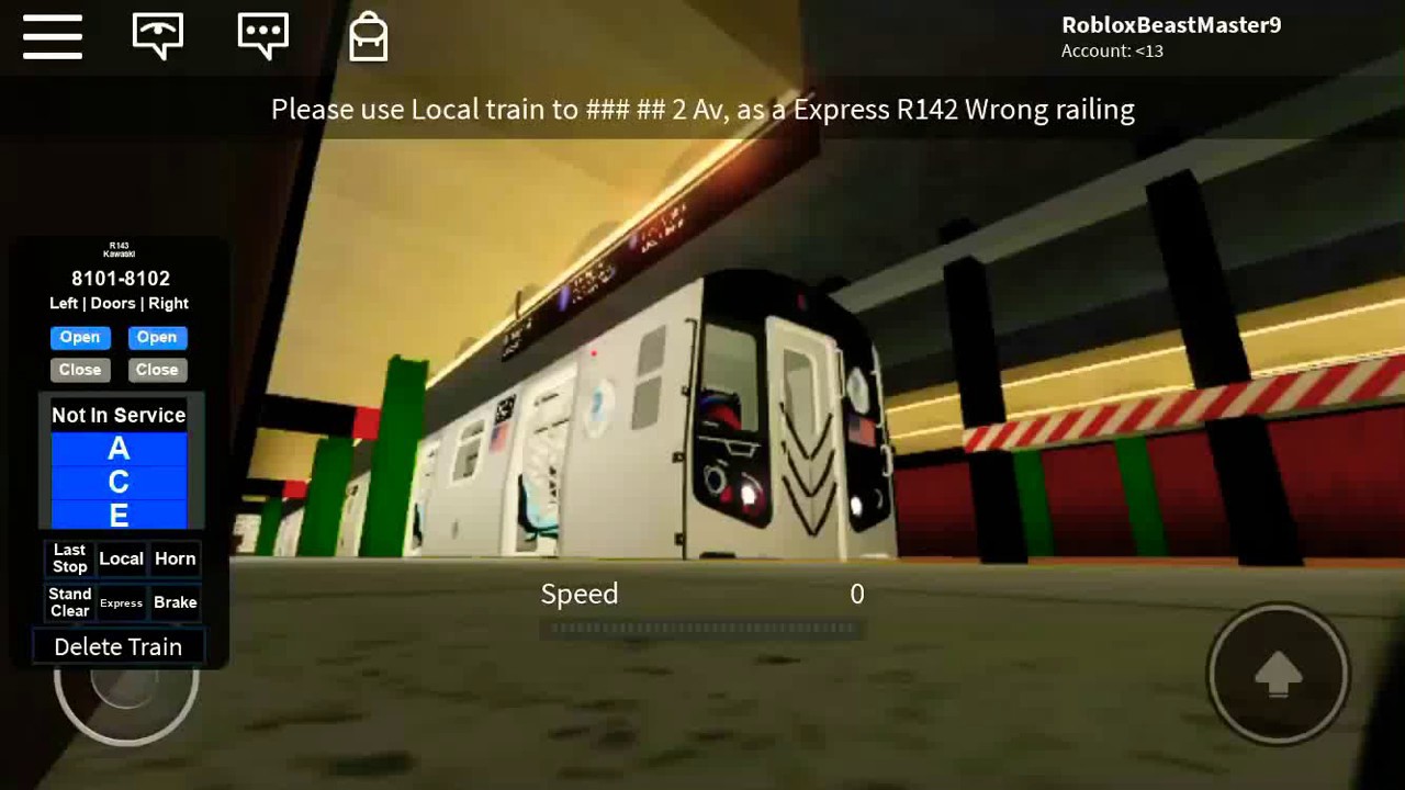Roblox R143 R143 E Train! (Roblox Subway Life Rebuilt Edition) - YouTube