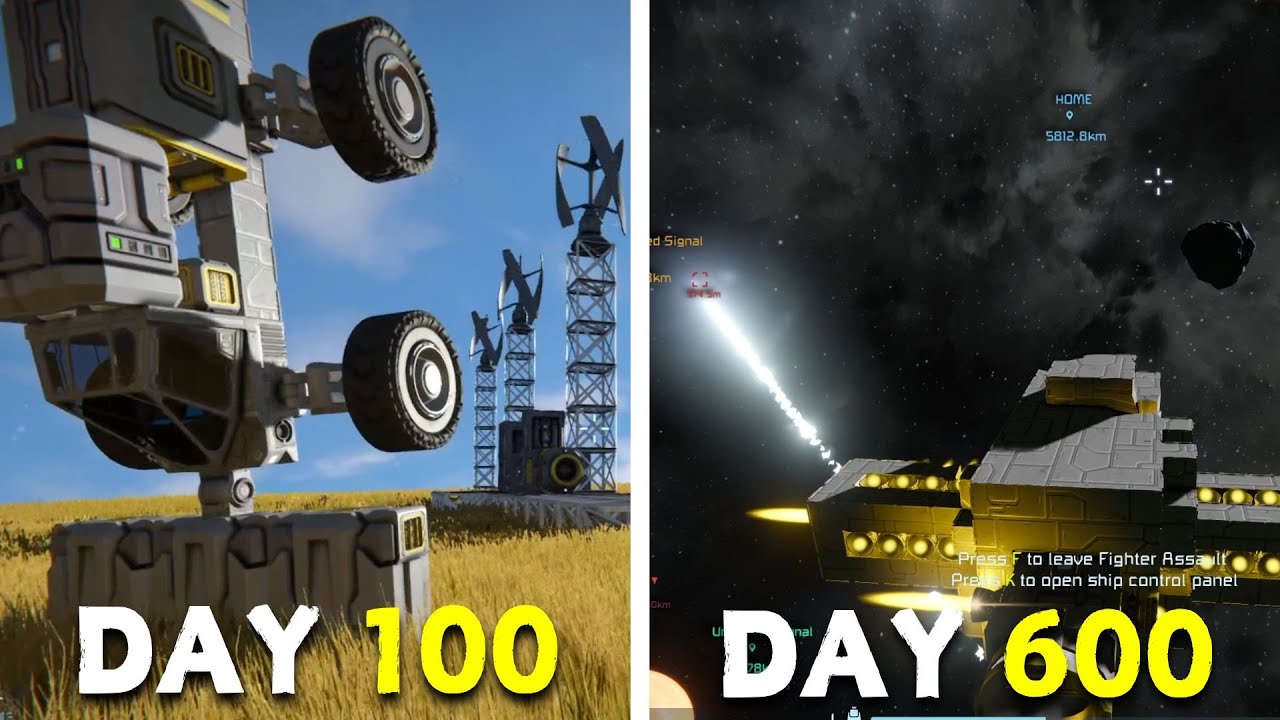 I Spent 600 Days in Space Engineers and Here's What Happened... - YouTube