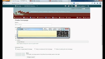 D2L How to create a widget/homepage