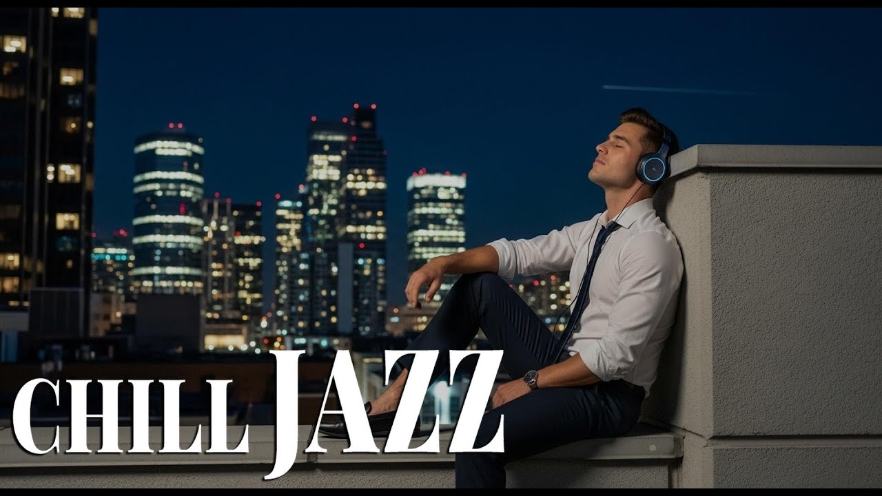 Relaxing Sleep Jazz Piano Music - Late Night Smooth Jazz Instrumental & Rain Sounds for Sleeping