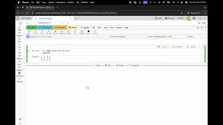 How to Create Matrices Using SageMath in Jupyter with CoCalc