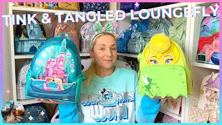 Disney TruffleShuffle Tinkerbell Cosplay Loungefly Mini Backpack Tangled Tower WDW50 Bag Unboxing