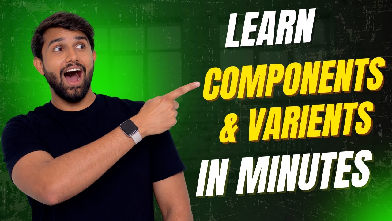 How to use Figma Components and Varients | How to use Components and Varients in Figma