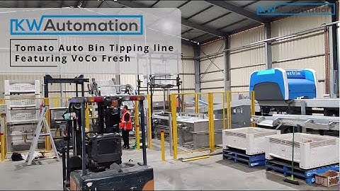 KW Automation - Automatic Bin Tipping System