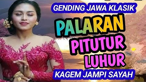 PALARAN JANGKEP GENDING JAWA KLASIK KAGEM JAMPI SAYAH.
