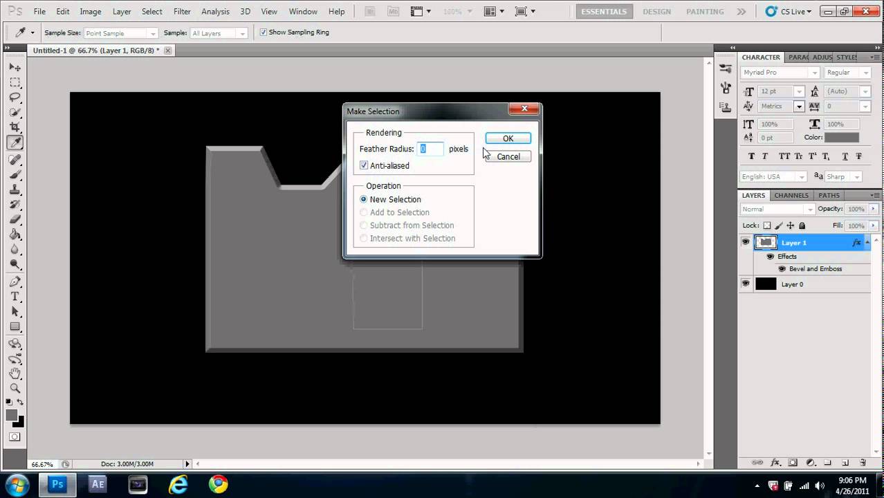 Basic Interface Metal Tutorial. [PS] - YouTube