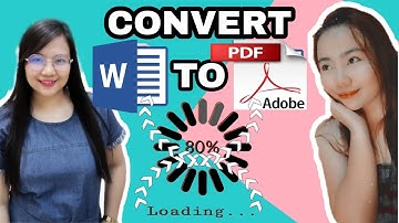 PAANO I-CONVERT ANG MS WORD TO PDF FILE FOR FREE! (OFFLINE)
