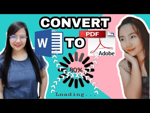 PAANO I-CONVERT ANG MS WORD TO PDF FILE FOR FREE! (OFFLINE)