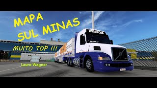 Euro truck simulator - MAPA SUL MINAS 1.48