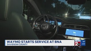 Waymo starts service at BNA