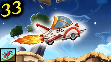 Hill Climb Racing Gameplay Walkthrough Part 33 - The Rocket    ( Android / iOS )