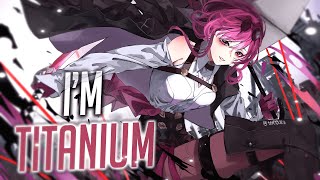 Nightcore - Titanium (Rock Version) (Lyrics)