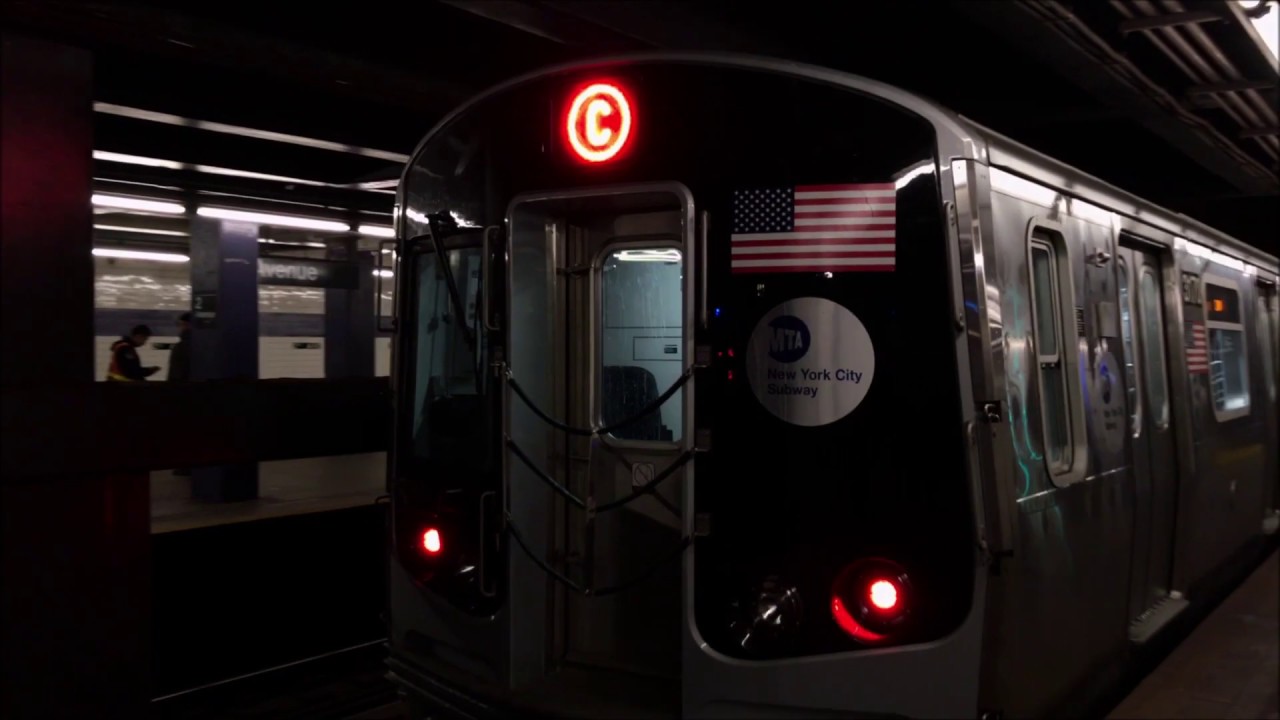 A Day At Lower East Side 2av with C train Action