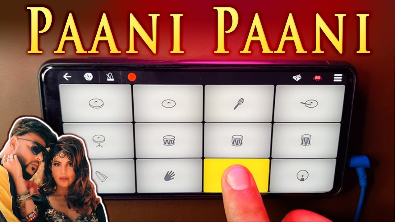 Pani Pani Song On Walk Band App | Mobile Piano + Drum | Instrumental RingTone | BADSHAH Jacqueline F