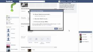 How to use facebook chat and manage to whom you want to appear as 'online' screenshot 5