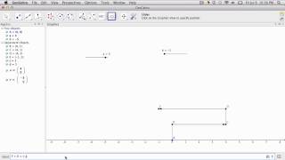 Geogebra - Number Line Addition