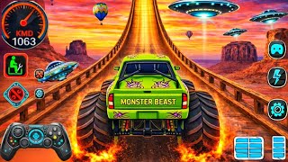 Mega Ramp Challenge! 🤯 Super Crazy GT Monster Truck Racing Stunts | Android Gameplay  screenshot 5