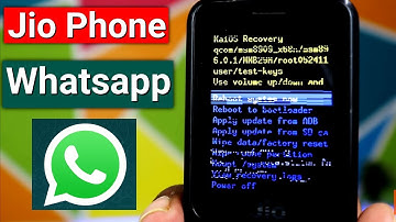 Jio phone ki whatsapp Error...🔥 JioPhone & Whatsapp Software Update/Install