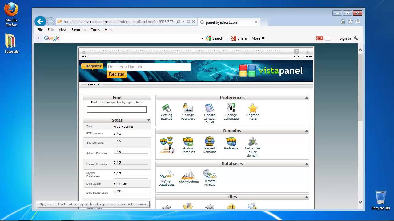 How To Create A Subdomain In CPanel YouTube