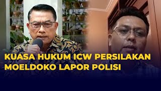 ICW Persilakan Moeldoko Lapor Polisi