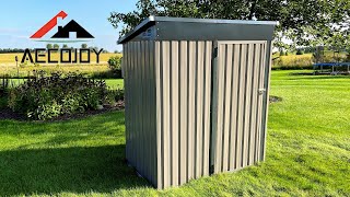 AECOJOY 5' x 3' Metal Storage Shed | Assembly Tips And Review