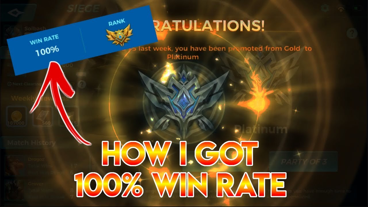 HOW I GOT 100% WIN RATE │ Paladins Strike