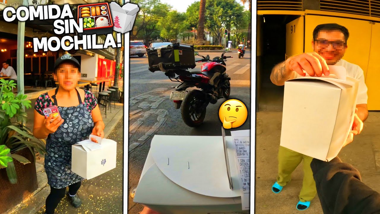 Me Tocó Entregar Comida y No Tenía Mochila de Repartidor - Sabado De Delivery En CDMX