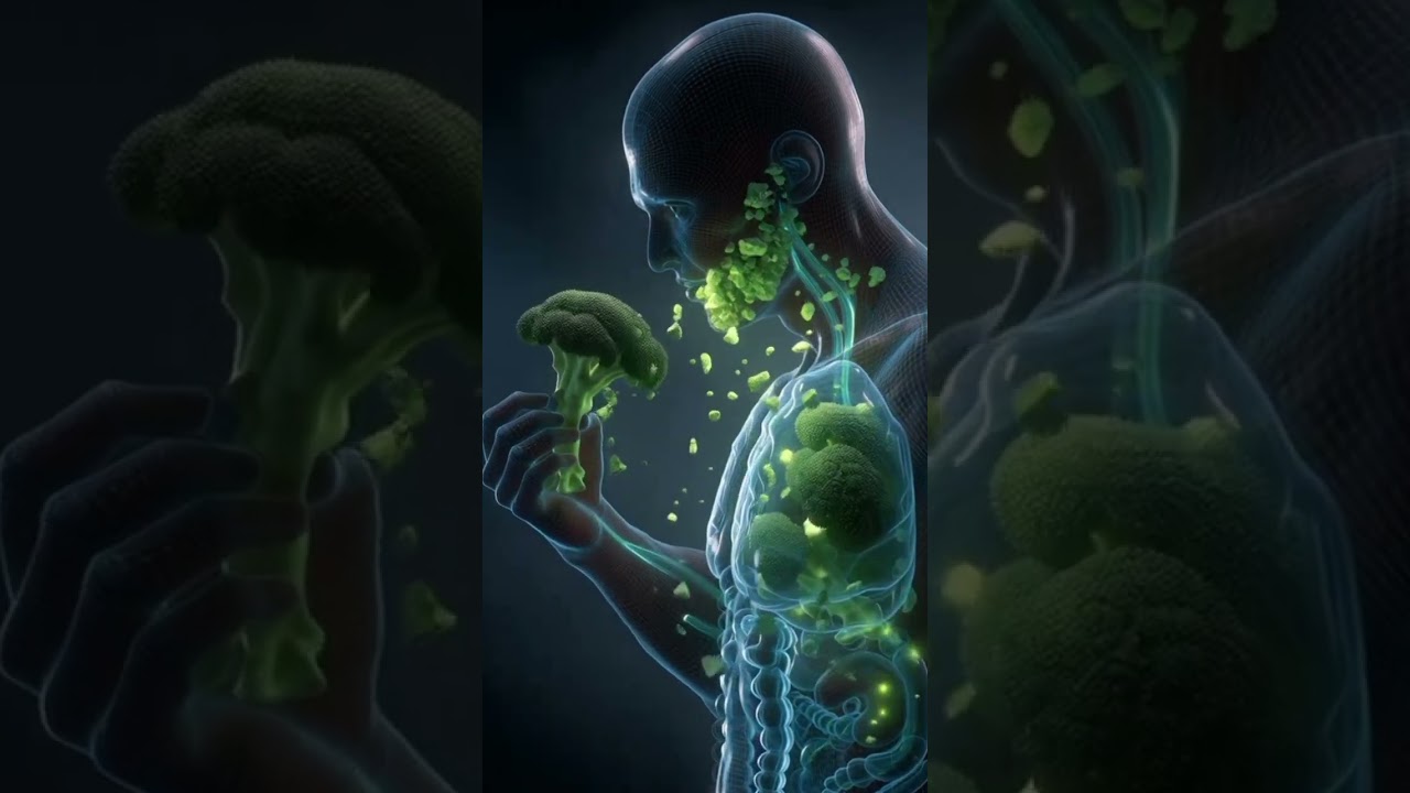 What Happens Inside Your Body After Eating a red chelii | Animation | Stomach AI Generated Art 