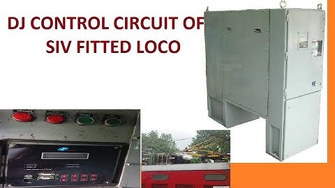 DJ Control Circuit of SIV fitted Loco