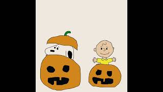 Charlie Brown Halloween🎃 #charliebrown #snoopy #beagle #woodstock #pumpkins #jackolantern #popup #2d