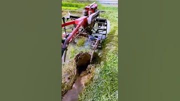 The process of ploughing the land is shared - good machinery can improve the efficiency of doing thi