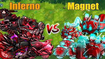 PVZ 1 Fusion 3.1 Challenge!! Team Inferno VS Team Magnet VS 300 Zombie Random - Who Will Win?