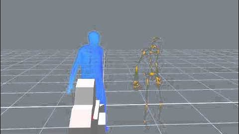Kinect motion capture test