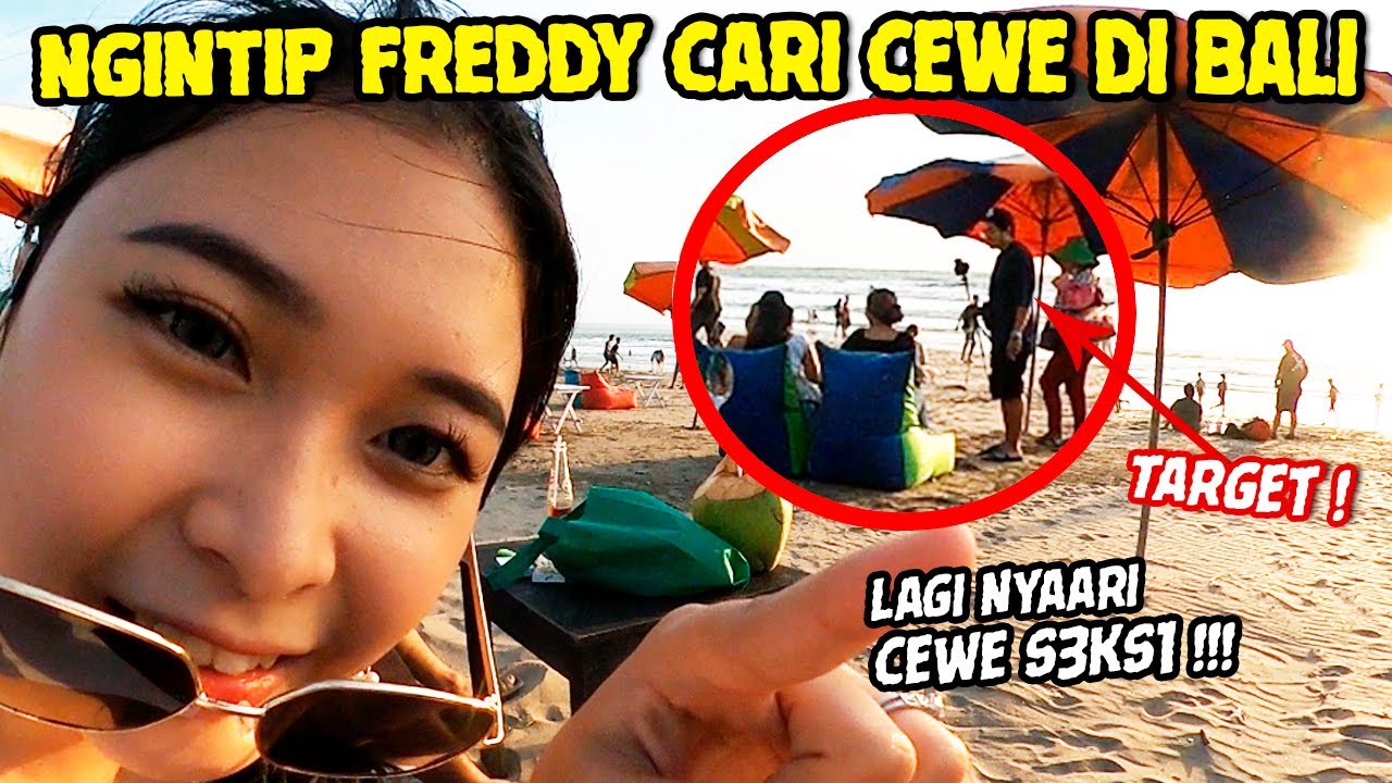 NGINTIP FREDDY NGONTEN BARENG CEWEK DIPANTAI BALI !!!