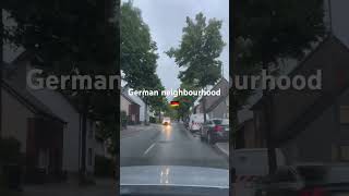 Rainy Drive Through a German Neighborhood 🇩🇪🌧️ | Relaxing Street Views #shorts