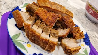 Siew yuk! (烧肉)Chinese crispy layered pork belly