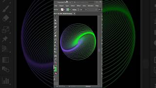 Create the spirograph effect in adobe illustrator#tutorial #graphics#spirograph#designer#design