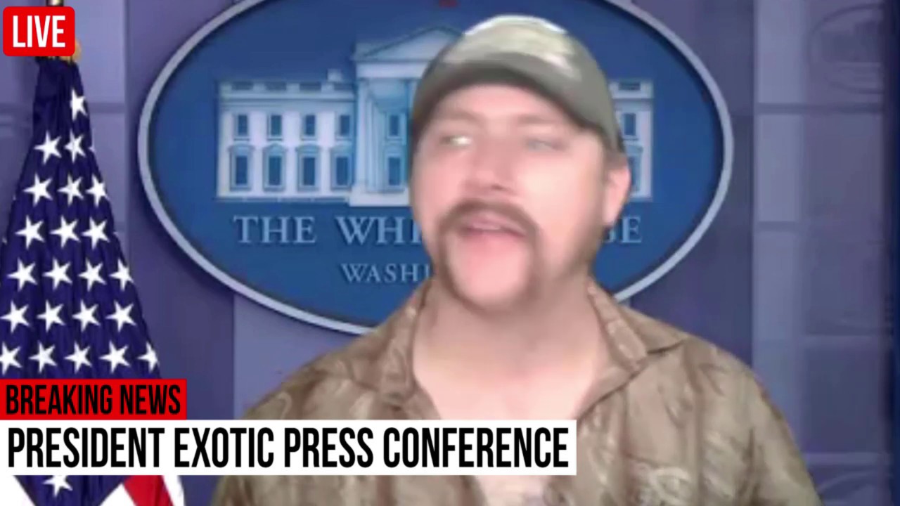 President Joe Exotic's Press Conference YouTube