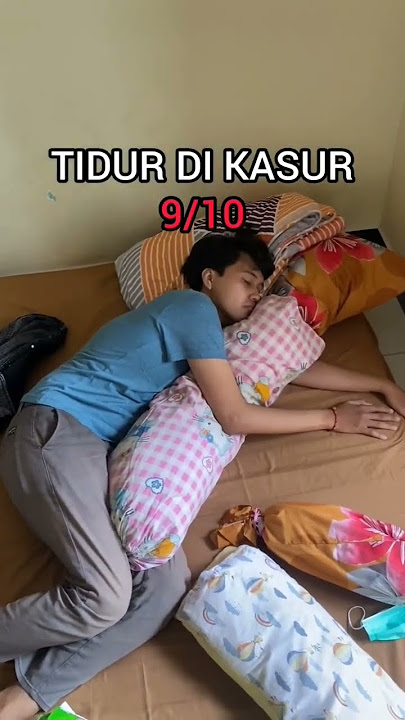 TIDUR DI PELUKAN AYANG 😍 #lucu #suamiistri #vlog #baper