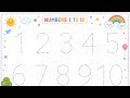 Learn #numbers 1 to 9 | Number Tracing for #kids & #toddlers | #preschool #learning #kidsvideo