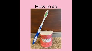 Charters Toothbrushing Method