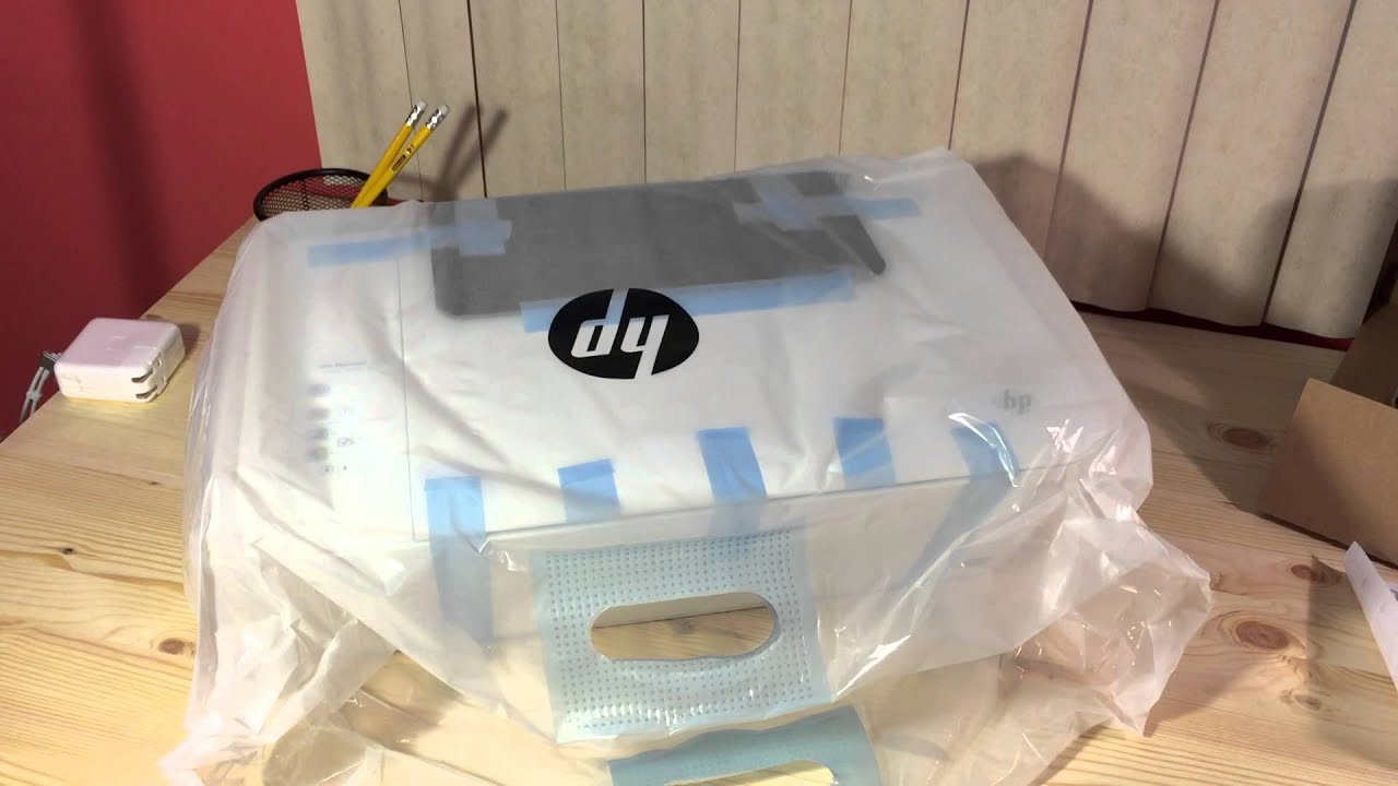 Распаковка принтера hp Deskjet 1510 - YouTube