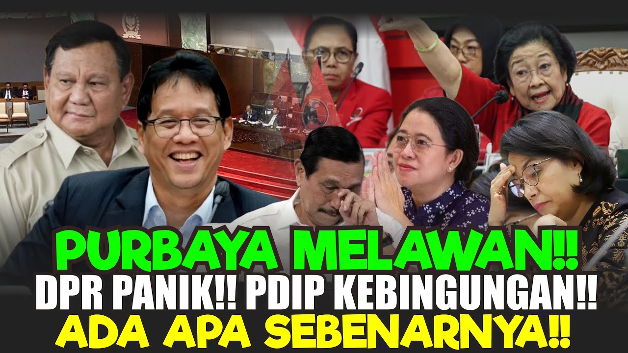 PURBAYA DILAWAN PDIP‼️ BONGKAR BOROK PAJAK & BEA CUKAI — MEGAWATI & PUAN TURUN TANGAN⁉️