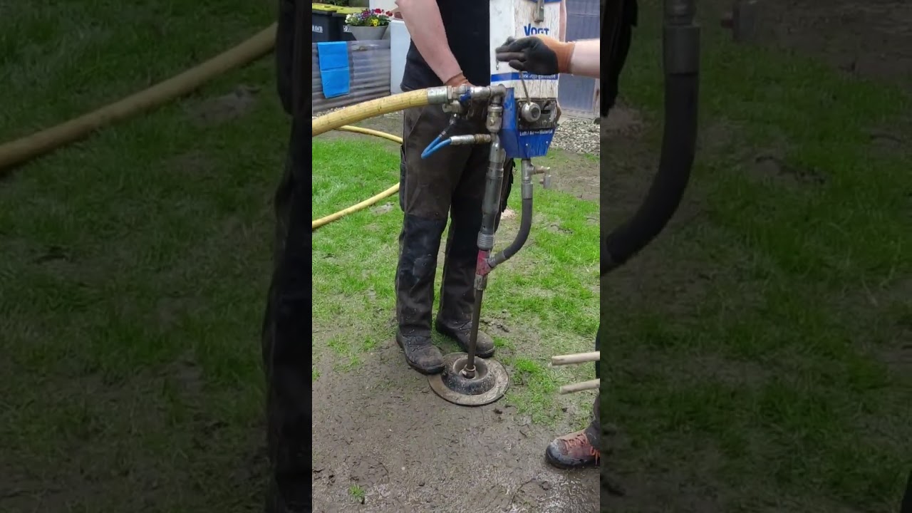 Staunässe bekämpfen // Tiefenlockerung // ganzer Clip auf meinem Kanal / Bodenbrechen - NewWonder555